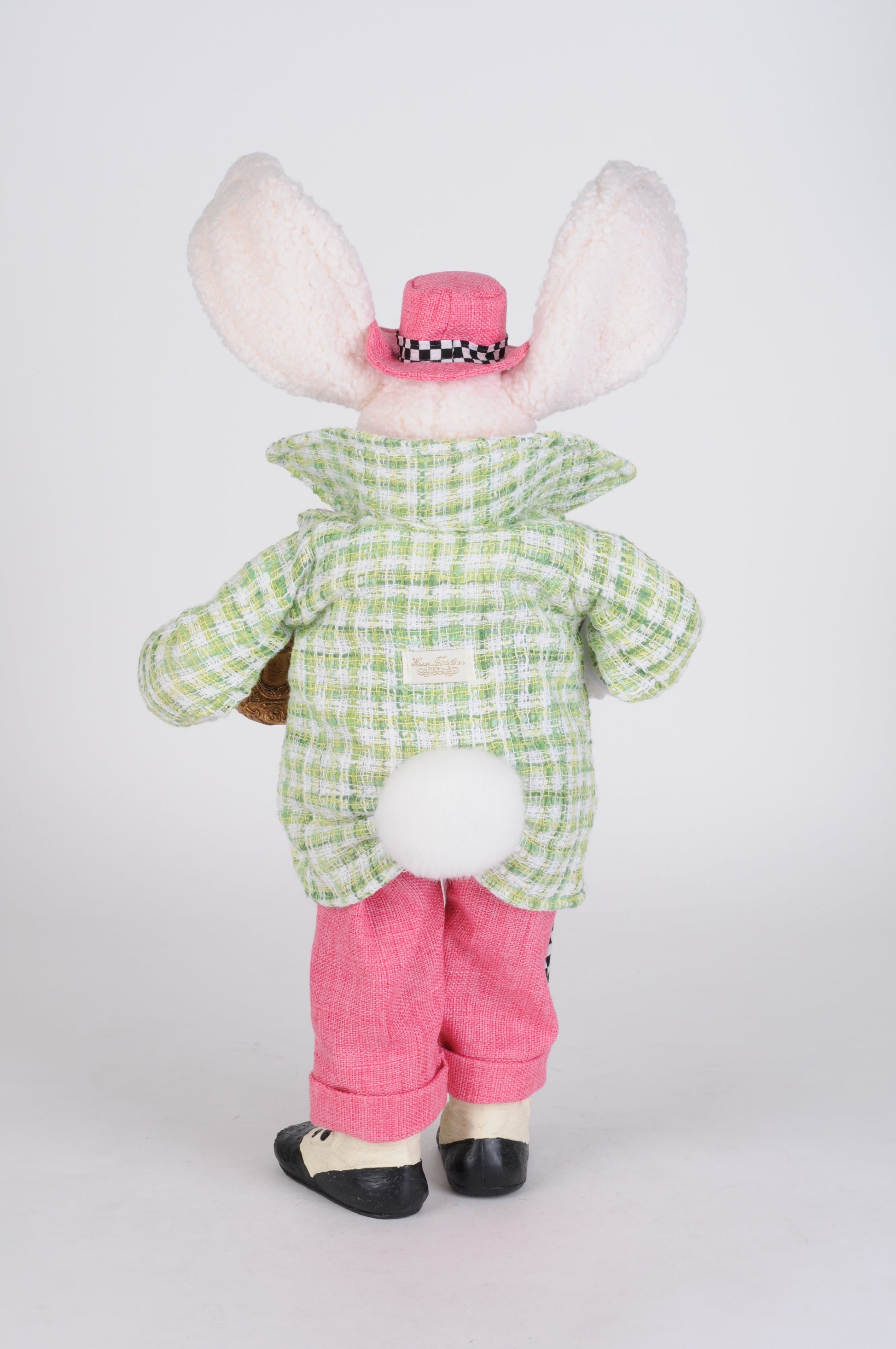 Time for a Stroll Bunny - Burlap and Bling Decor