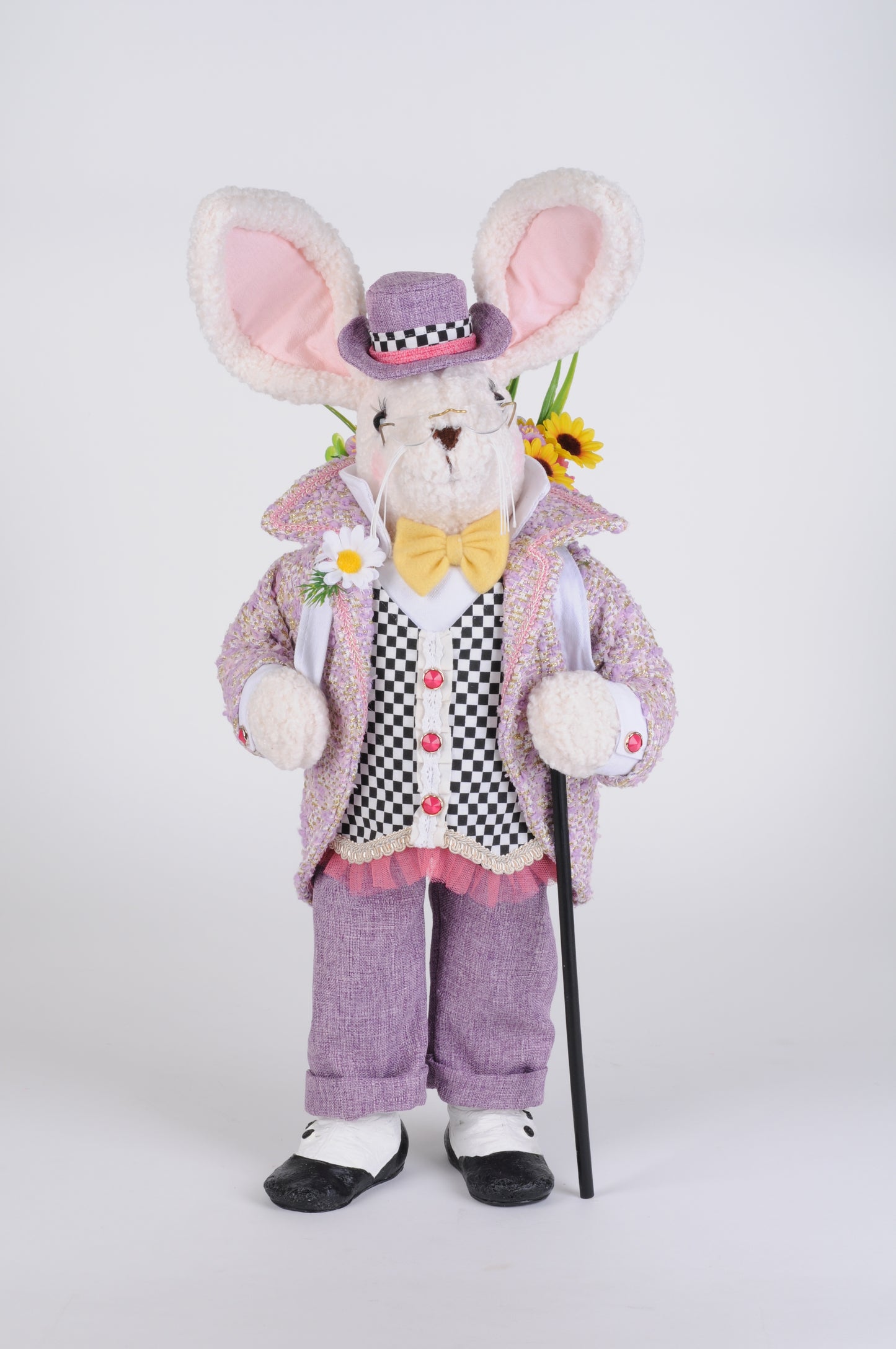 Monsieur Fleur Bunny - Burlap and Bling Decor