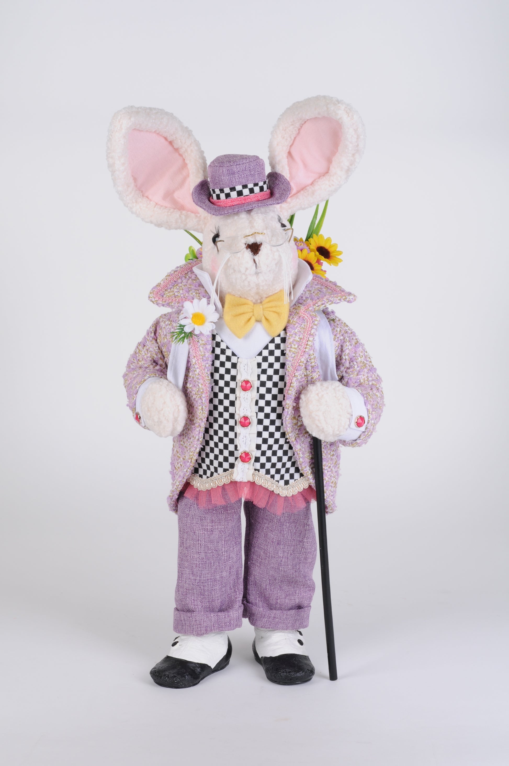 Monsieur Fleur Bunny - Burlap and Bling Decor