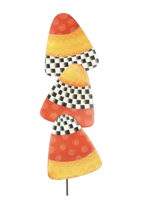 Elegant Candy Corn Stack - Burlap and Bling Decor