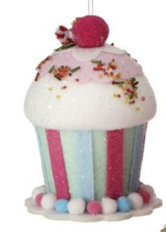 4.5-5.5" SUNDAE/CAKE ORNAMENT CHOOSE ONE