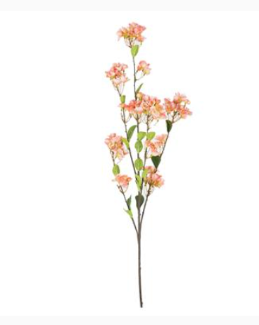 Cherry Blossom Branch Coral - Burlap and Bling Decor