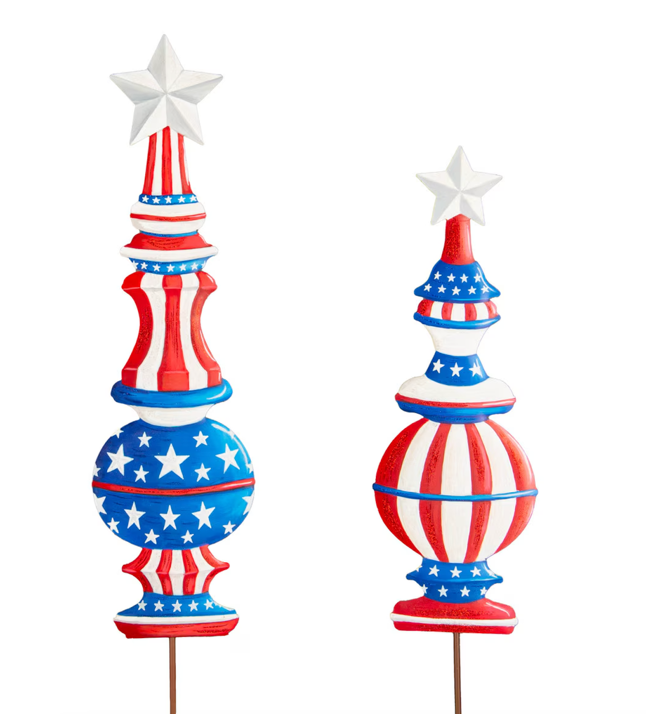 American Topiaries set of 2 - Burlap and Bling Decor