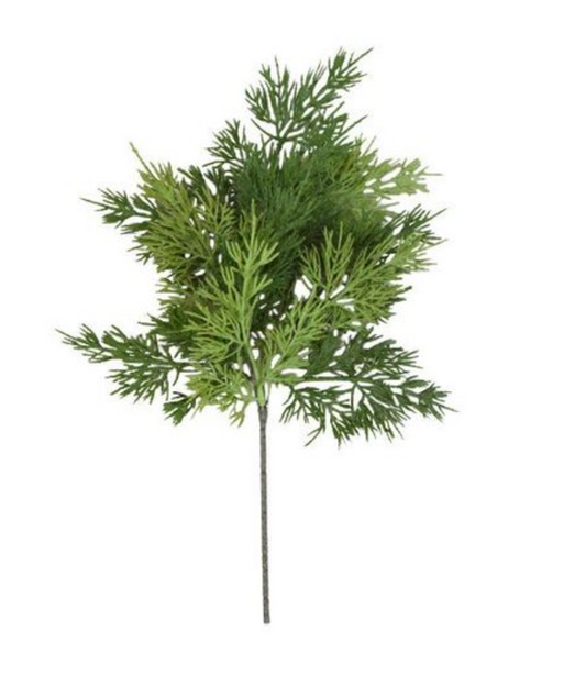 FERN SPRAY H17 GREEN - Burlap and Bling Decor