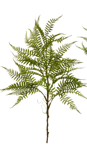 42" FERN SPRAY CHOOSE LIGHT GREEN OR DARK GREEN - Burlap and Bling Decor