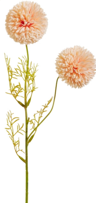 20" TEXTURED BALL SPRAY CHOOSE YELLOW, DARK PEACH OR LIGHT PEACH (BLUSH) - Burlap and Bling Decor