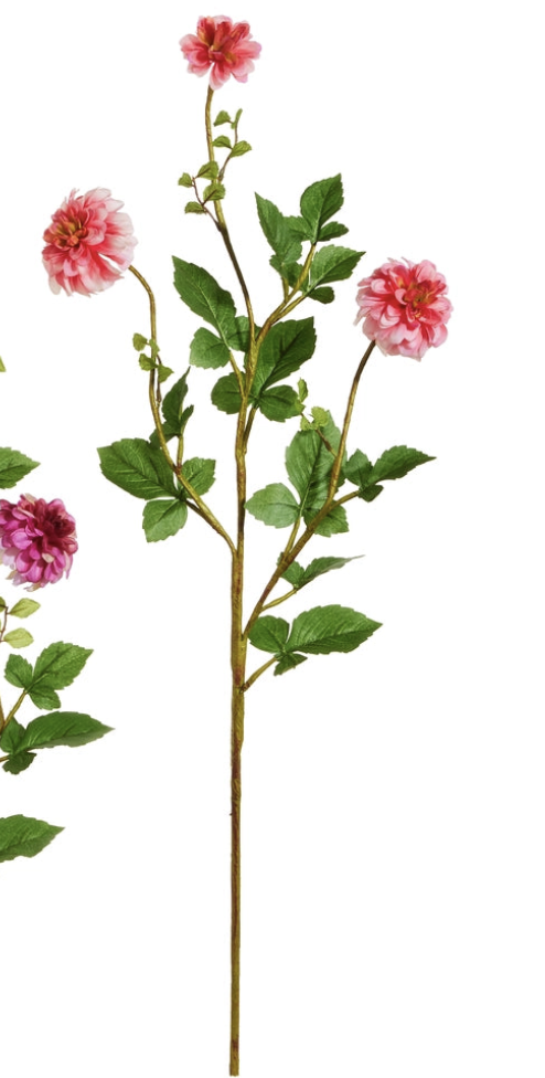 32" PINK FLORAL SPRAY CHOOSE LIGHT PINK OR DARK PINK - Burlap and Bling Decor