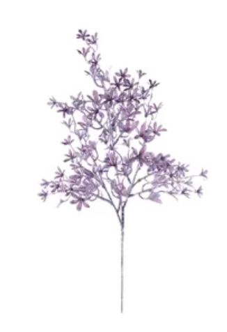 26"L PEARL TWEEDIA SPRAY 6 ASST COLORS - Burlap and Bling Decor