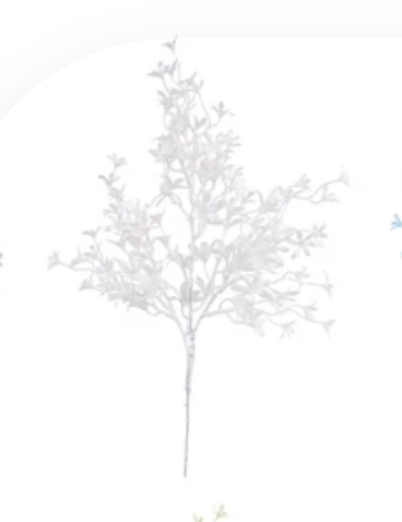 26"L PEARL TWEEDIA SPRAY 6 ASST COLORS - Burlap and Bling Decor