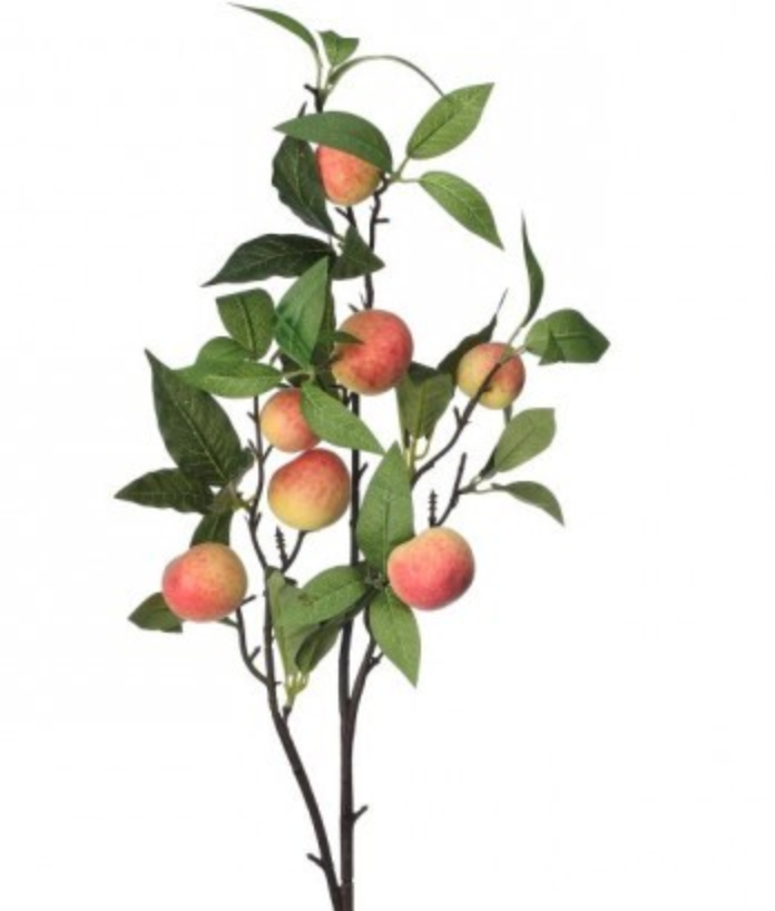 35" ORCHARD PEACH SPRAY - Burlap and Bling Decor