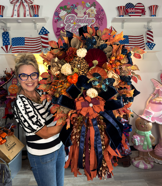 Oversized Fall Wreath