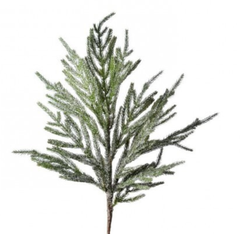30" ICED GARDEN NORFOLK PINE BRANCH