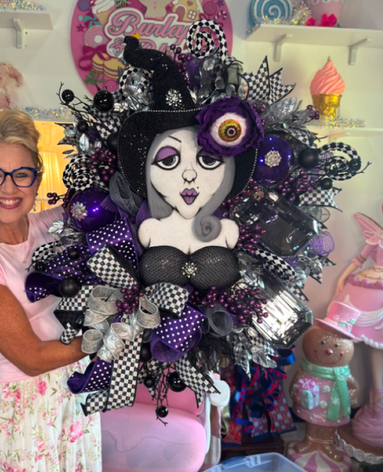 Purple Witch Wreath