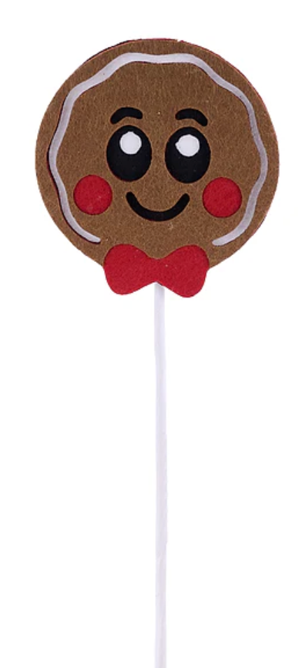 GINGERBREAD BOY/GIRL LOLLIPOP PICKS CHOOSE GIRL OR BOY