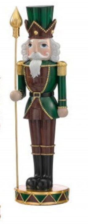 18" RESIN GENTLEMEN NUTCRACKER 2/AST BUGG