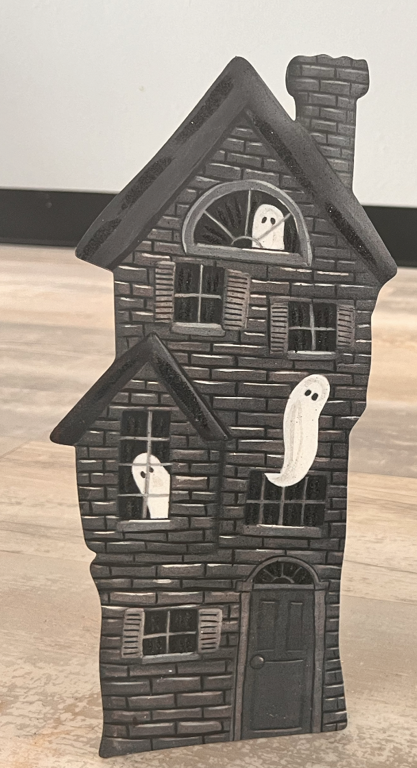 Haunted Houses Sm, Pick 1 - Burlap and Bling Decor