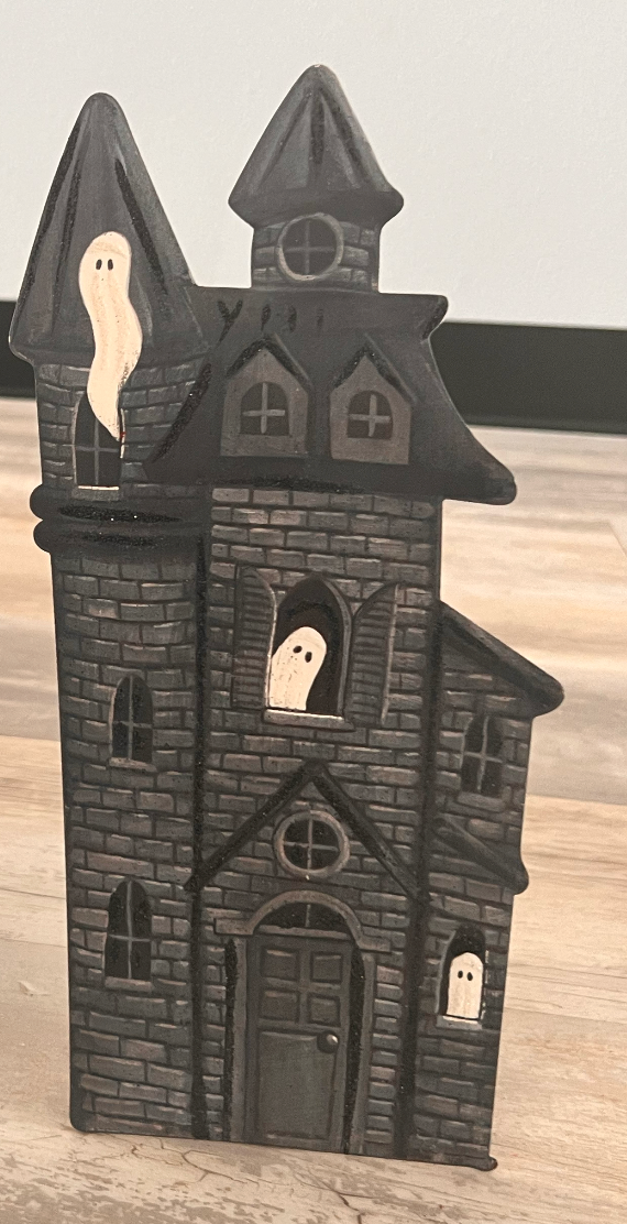 Haunted Houses Sm, Pick 1 - Burlap and Bling Decor