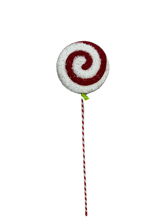 Lollipop Pick Red/White