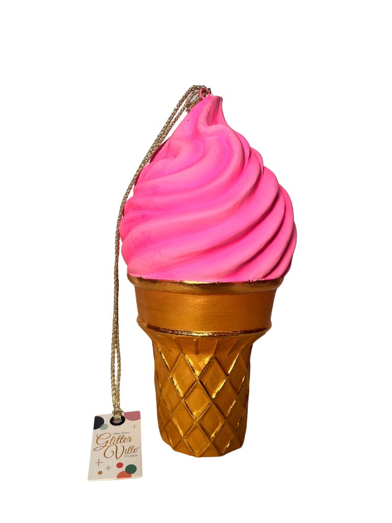 Ice Cream Cone Tabletop Display, 26.75" Select a color - Burlap and Bling Decor