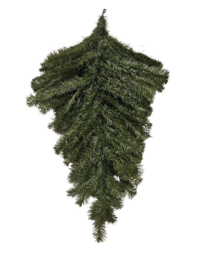 Canadian Teardrop Swag 32" X 91 Tips - Burlap and Bling Decor