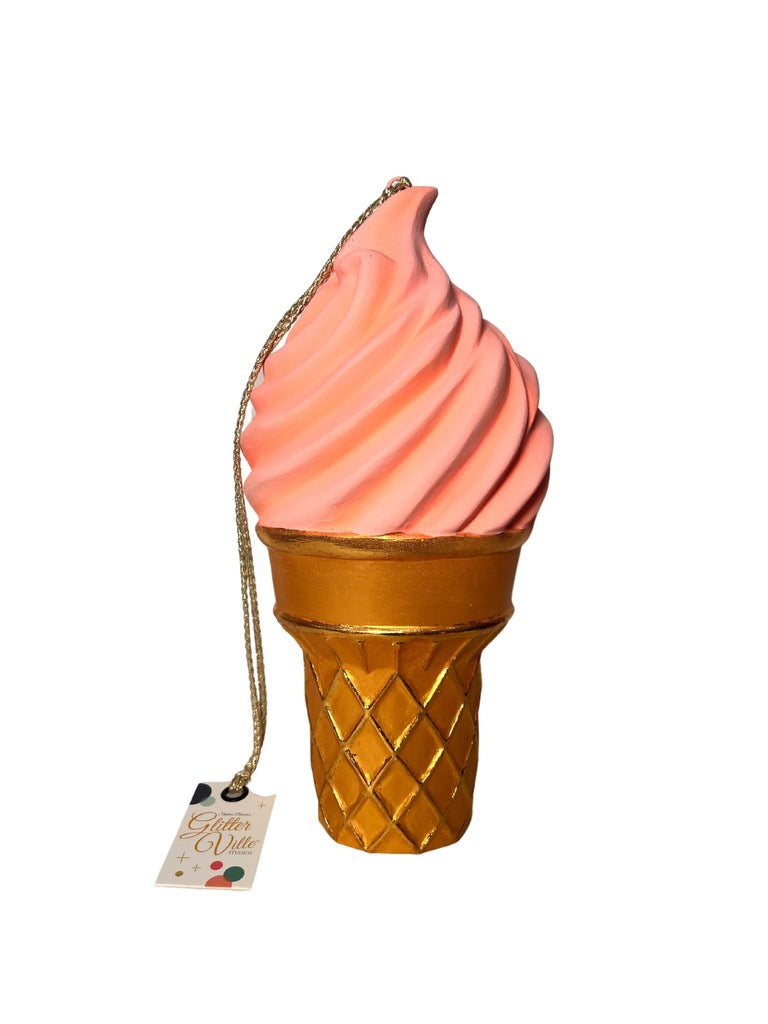 Ice Cream Cone Tabletop Display, 26.75" Select a color - Burlap and Bling Decor