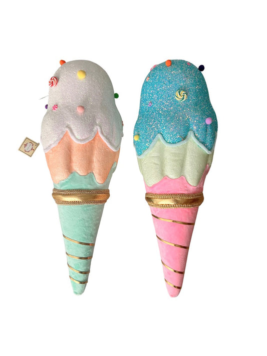 HANGING ICE CREAM 23'', Select 1 - Burlap and Bling Decor