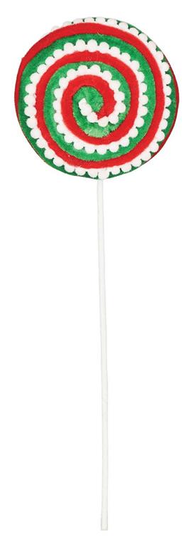 LOLLIPOP SWIRL SPRAY GREEN/RED/WHITE