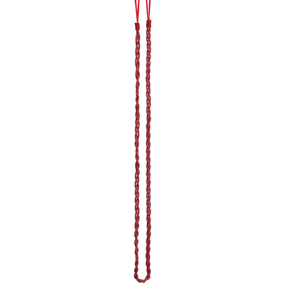 74" Twisted Diamond Garland Red