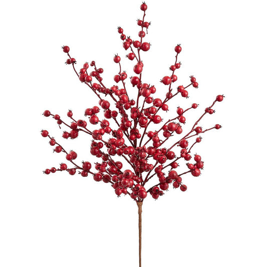 28" Rosehip Spray  Red