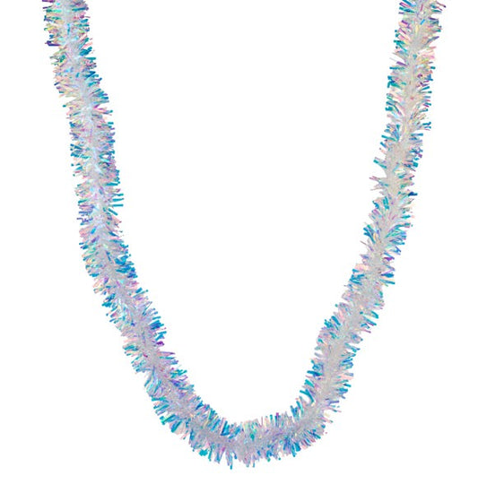 78"LX3.5"DIA TINSEL GARLAND IRIDESCENT