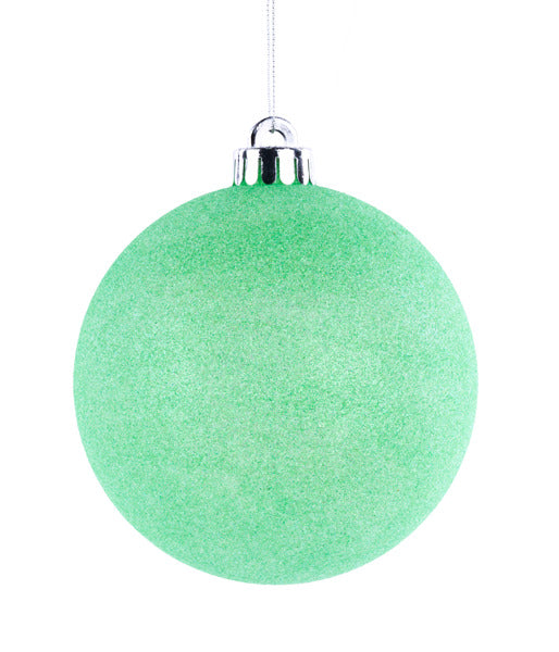 120MM GLITTERED BALL MINT GREEN