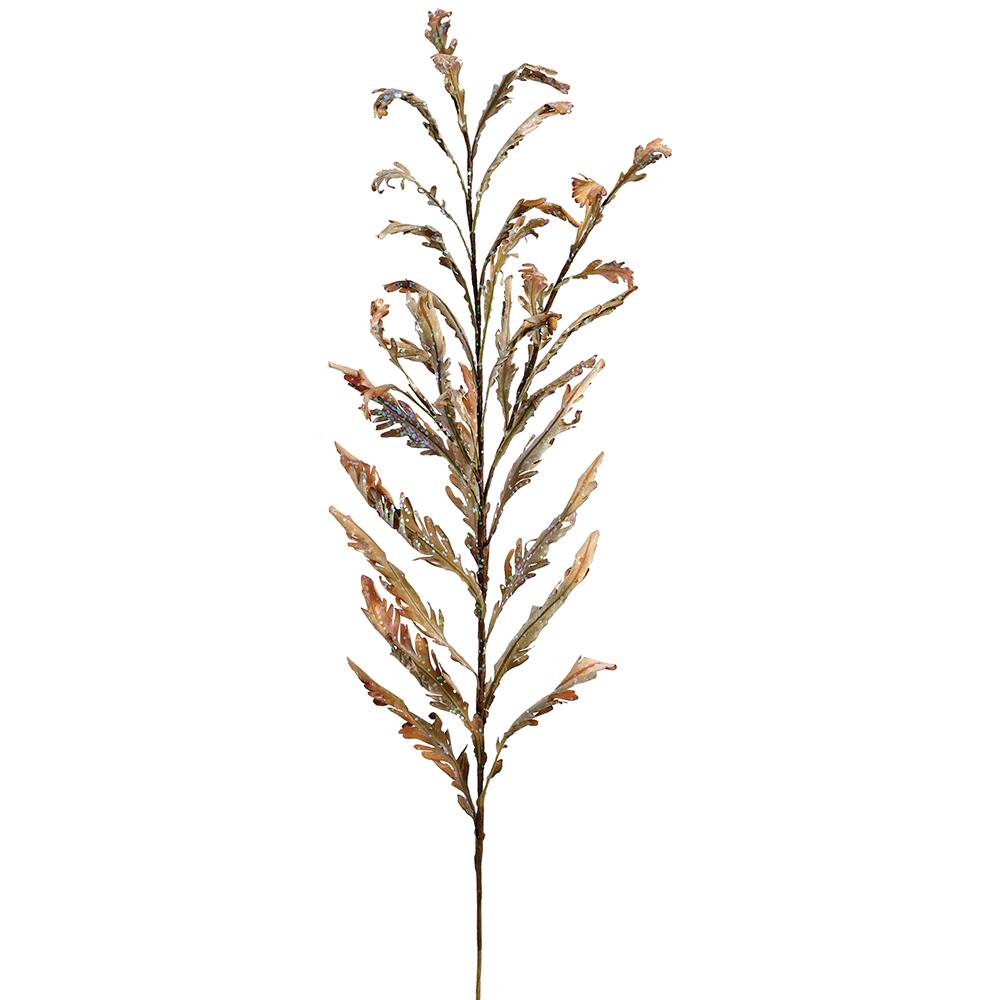 42" Glittered Fern Spray Green - Burlap and Bling Decor