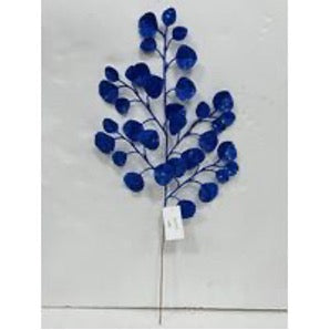 27" GLITTER SILVER DOLLAR BLUE