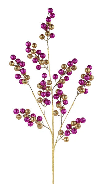 LASER GLITTER BALL SPRAY FUCHSIA/GOLD