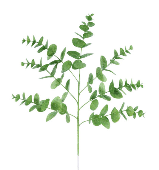 24.5"L GLITTER EUCALYPTUS SPRAY  LASER LIME GREEN - Burlap and Bling Decor