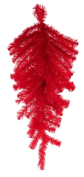 30" TEARDROP, RED - Burlap and Bling Decor