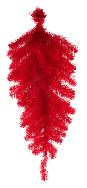 36" TEARDROP, 90 TIPS RED - Burlap and Bling Decor