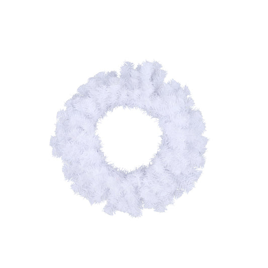20"DIA PINE WREATH WHITE - Burlap and Bling Decor