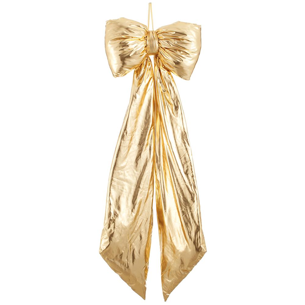67"METALLIC BOW GO - Burlap and Bling Decor
