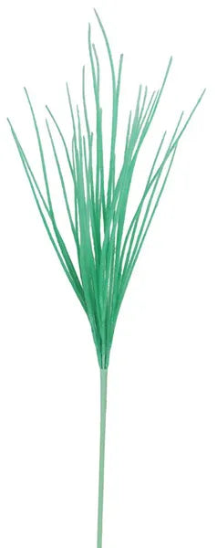 27"L FLOCKED GRASS BUSH MINT GREEN SPRAY - Burlap and Bling Decor