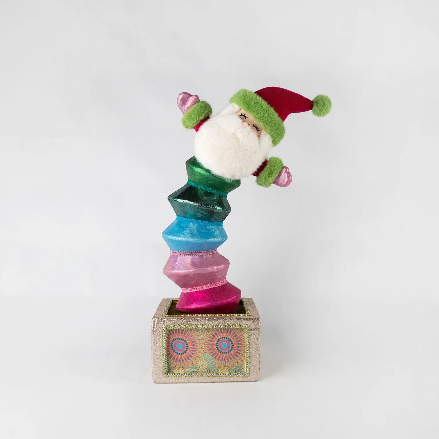 SANTA CLAUS IN THE BOX  28"