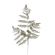 28" Sparkling Fern Spray - Platinum - Burlap and Bling Decor