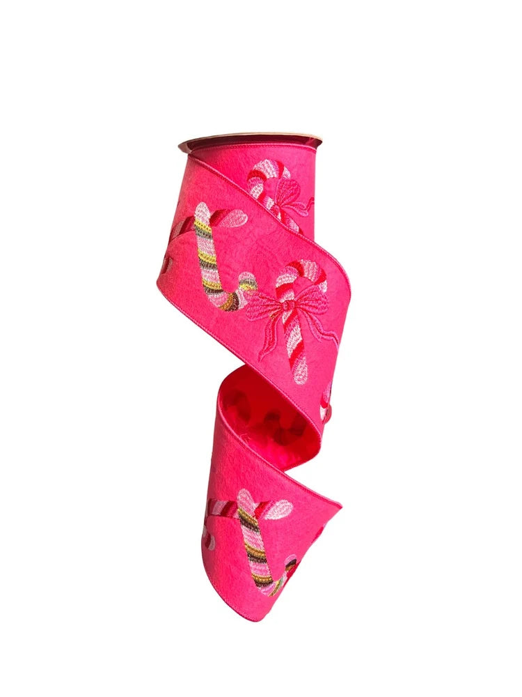 pink candy cane ribbon