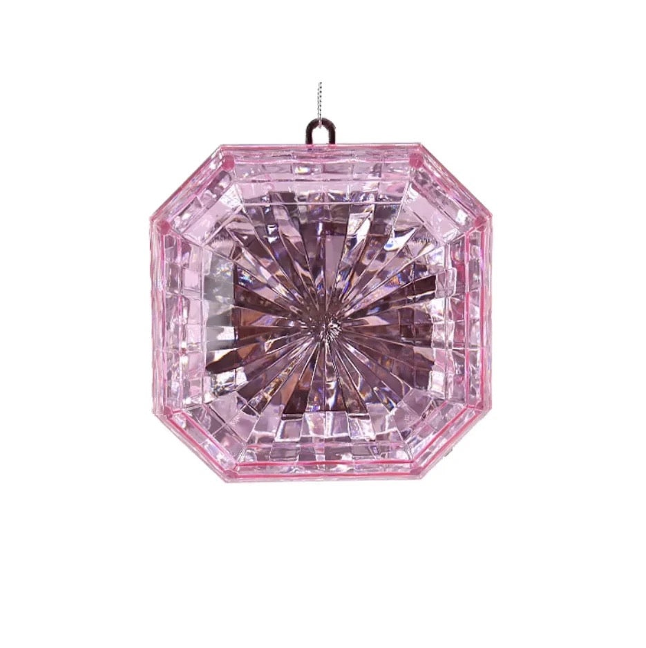 Square Jewel Pink 4.75" - Burlap and Bling Decor
