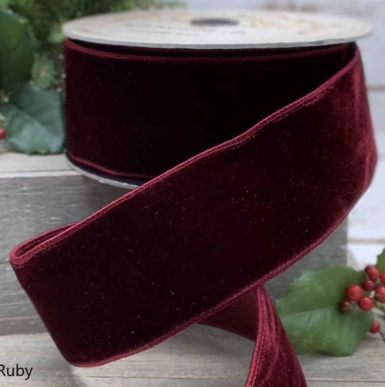 velvet ruby ribbon 