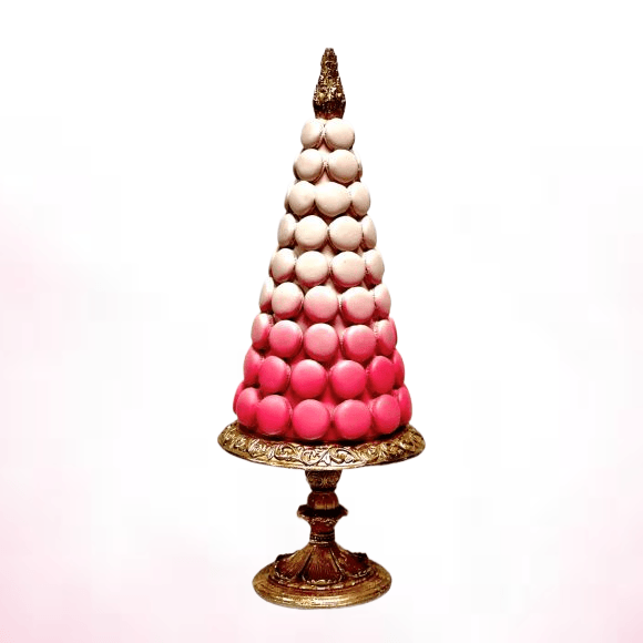 Pink Macaron Tree - Burlap and Bling Decor