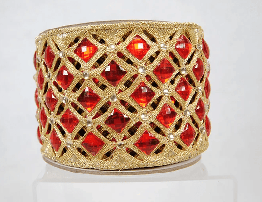 Royal Net 4" by 5 YD Red - Burlap and Bling Decor